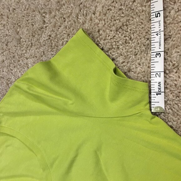 Made in Canada Ellen Tracy Pima Cotton Lush Lime Tee - Picture 13 of 13